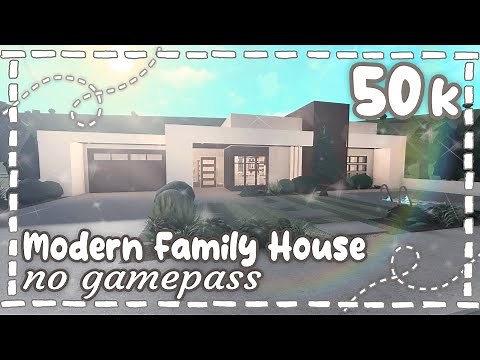 Bloxburg Build || Modern Family House [no gamepass] 50k