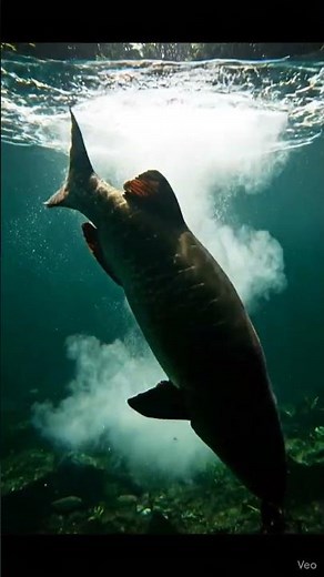 “The Giant Arapaima – King of the Amazon River | Cinematic Wildlife Video”