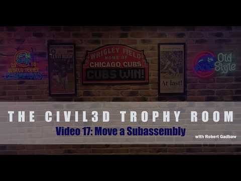 17 Move a Subassembly in Civil 3D