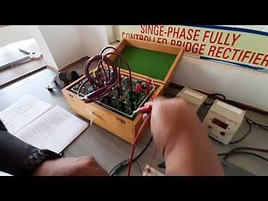 single phase fully controlled bridge rectifier