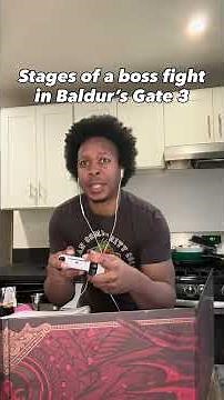Stages of a boss fight in Baldur’s Gate 3 👹