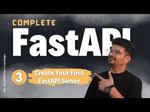 #3 Create Your First FastAPI Server & GET Endpoint | FastAPI Tutorial