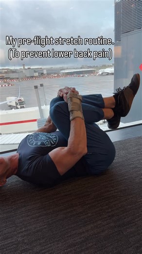 Scooby Werkstatt | My pre-flight stretching routine to prevent lower back pain. #bodybuilding | Instagram