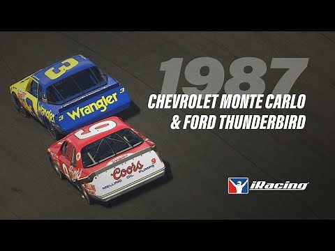 iRacing Presents - 1987 NASCAR Chevrolet Monte Carlo and Ford Thunderbird