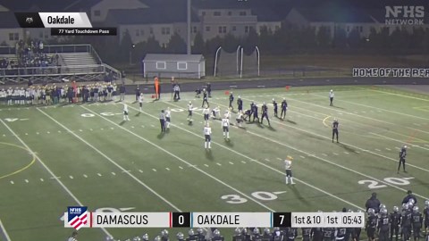 MPSSAA Football Playoffs Damascus High School vs. Oakdale High School