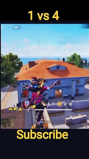 1VS 4🔥 MOMENT WITH LAUNCHPAD | GARENA FREE FIRE #shorts #youtubeshorts