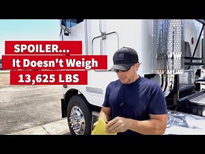 I Weighed My Peterbilt Cabover For The First Time...And I'm Shocked