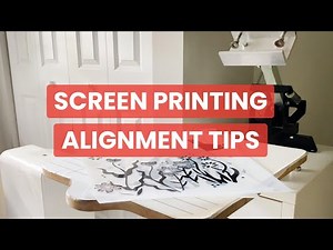 Screen Printing Alignment Tips | by Screenprintdirect.com