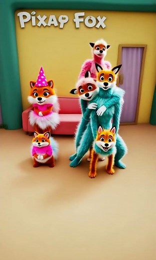Fluffy’s Family Teamwork! They Pranked the Little Brother Until He Fell! 🤣🐾👨‍👩‍👧‍👦