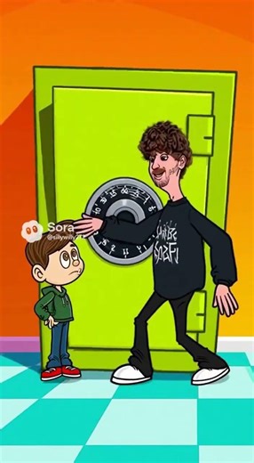 Me and Caylus in a cartoon