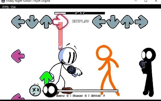 Stickman vs Animation但是事fnf mod