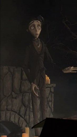 On set with Corpse Bride. 💙💐🖤 #SpiritHalloween #behindthescenes