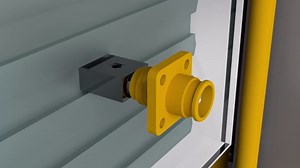 Electrical Power Connector 450A 1500V, Terminal Conector for Battery Power Wall, Pure Copper Silver-Plated Waterproof IP67 Electrical Connector (Orange, 150-250A)