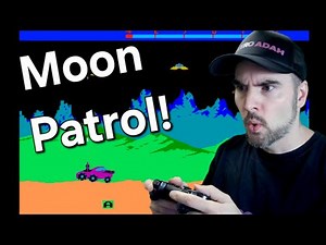 Moon Patrol Arcade gameplay