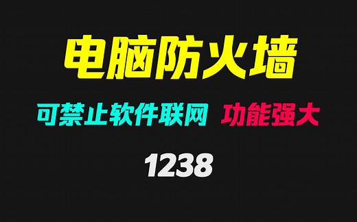 如何禁止指定的软件联网？它可以且超级强大！
