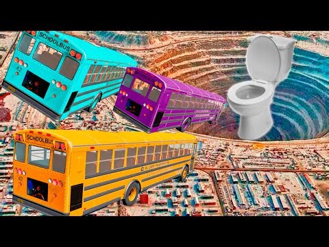 TOP 100 Bus Crash Compilation – BeamNG Drive School Bus Jumps & Crashes