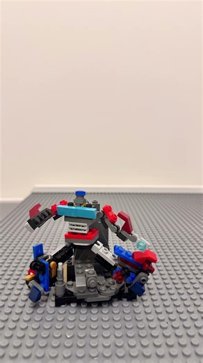 I made a base for my lego optimus prime!!!