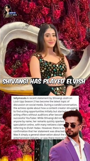 Elvish Yadav vs Shivangi Joshi lockup season 2 #elvishyadav #shivangijoshi 😱