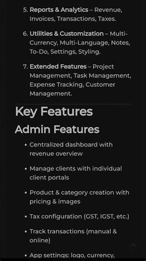 Billing & invoice system