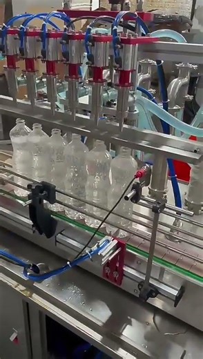Automatic 6-Head Liquid Filling and Capping Machine | High-Speed Bottle Filling Line