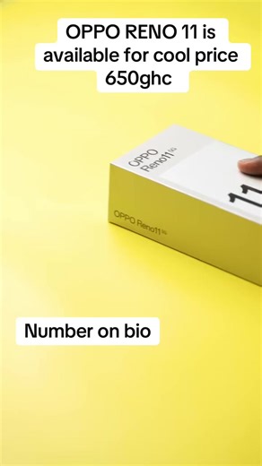 OPPO Reno 11: Affordable Smartphone Pricing in Ghana