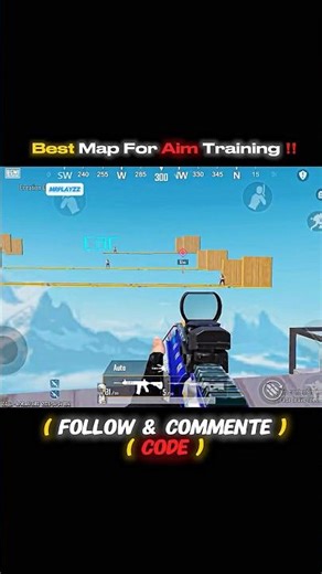 Struggling with aim tracing in BGMI? 🎯This map can instantly improve your tracking and accuracy!
