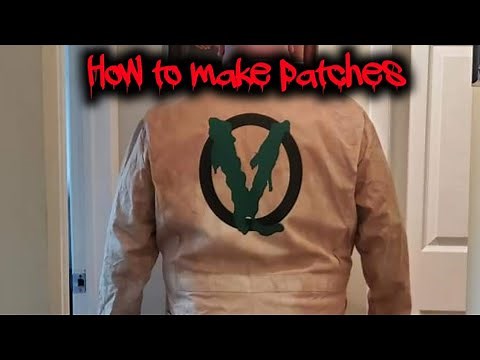 How to make patches on a Cricut maker