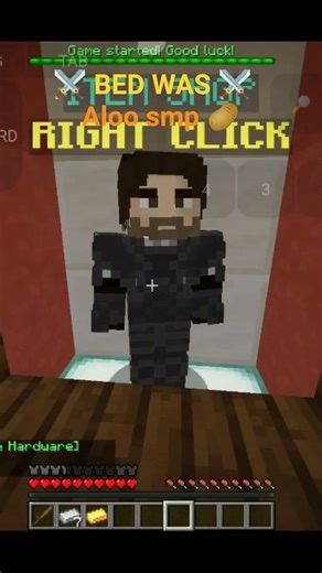 ⚔️ BedWars 🛏️ in Aloo smp 🥔 best SURVIVAL SMP and world #minecraft #smp #bedwars #shorts #pvpserver