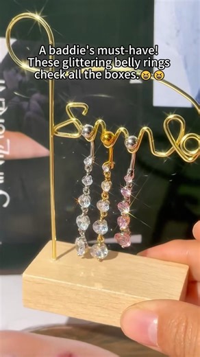 Imagine how it would feel to have a beautiful belly button ring on your own body #belly #jewelry