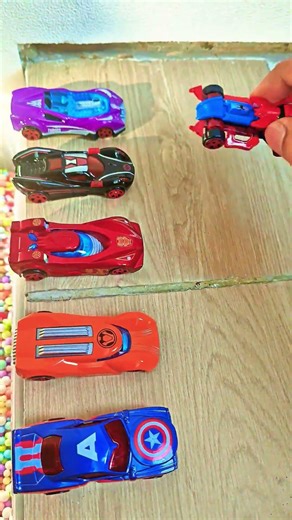 avengers, captain america car, spider man car, iron man car#toys #truck #cars #disneycars #pixarcars