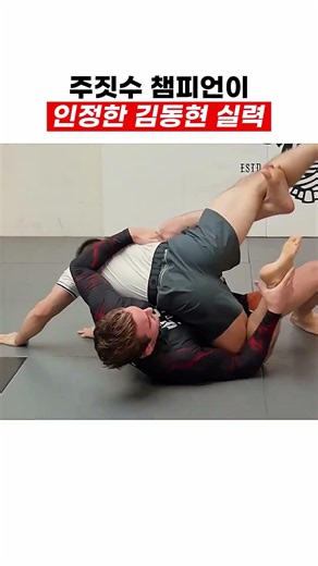 주짓수 챔피언도 인정한 김동현