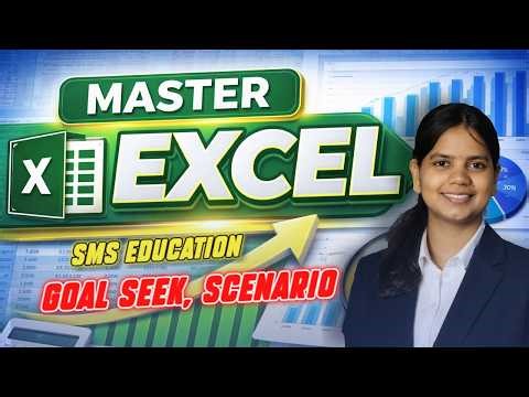Microsoft Excel Full Course- Goal seek, Scenario