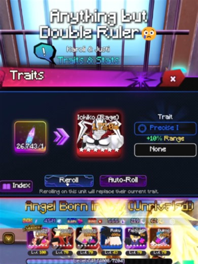 Universal Tower Defense Rerolls #roblox #animevanguards #fyp | Roblox