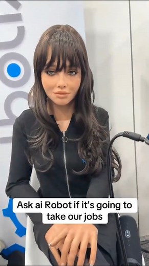 Lifelike robots: cool or creepy? 👀 . . . . . . #TigsTonight #CreepyRobot #AI #FutureTech #RobotCompanion #RichNerds #AIRevolution #TechTalk #FunnyDebate #Robotics #TechHumor #AIHumor #FutureIsNow #TrendingTech #CreepyTech #TigsBits | Tigs Bits