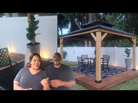 Outdoor Living: How to Assemble (& Decorate) a 11x13 Gazebo by Sunjoy