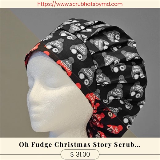 🎄 Get ready to sleigh the holiday season! 🎅 Introducing our Oh Fudge Christmas Story Scrub Caps! Perfectly crafted for comfort and cheerful style, these caps will bring smiles to your shifts with their festive designs and soft fabric. Slip one on, feel the joy, and embrace the holiday spirit while looking effortlessly fabulous. Whether you’re in the operating room or baking cookies, these caps fit seamlessly into your routine, adding a sprinkle of fun to your day! 🌟👩‍⚕️ Why stop at one? You 