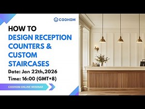 How to Design Reception Counters & Custom Staircases