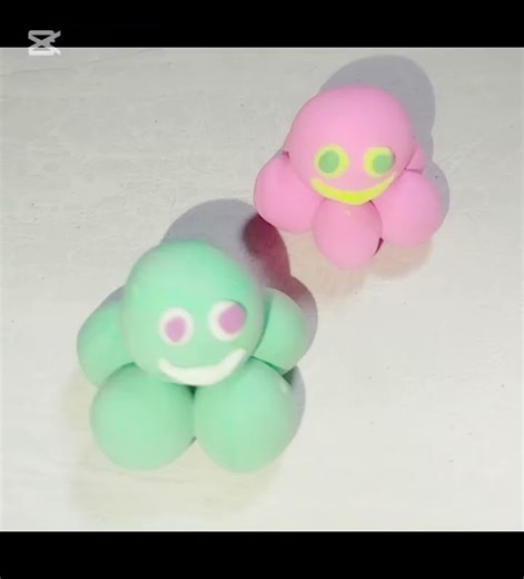mini octopus made by clay very easy and beautiful