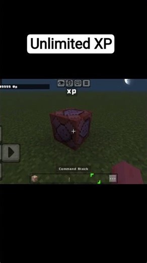 #viral Minecraft ma unlimited XP in command block code #viral#shorts