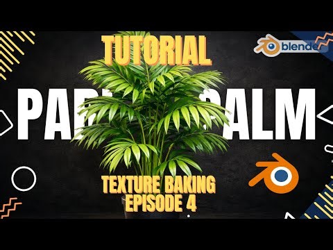 How to Model a Parlor Palm Leaf in Blender | Episode 4 | Tutorials