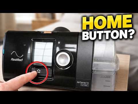 How to Use ResMed AirSense 10 Home Button | CPAP Navigation Guide