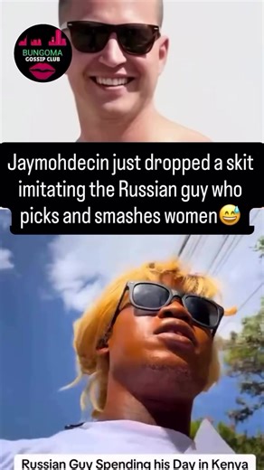 Jaymoh's Hilarious Skit Imitating the Russian Guy