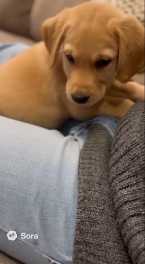 Puppy Scared Of His Own Fart! Lab's Hilarious Reaction! 🐶💨