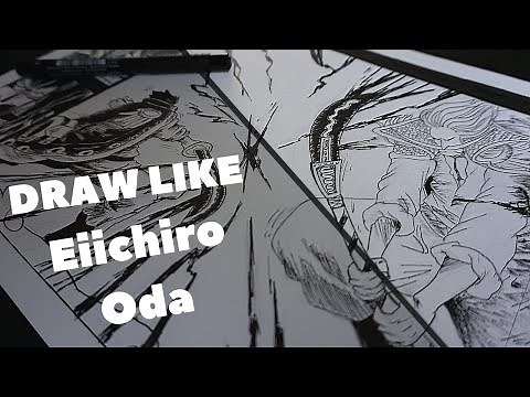 How to Draw like Eiichiro Oda - Draw a Manga Page (One Piece)
