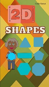 2D Shapes | Learn 2D Shapes | List of Geometric Shapes | Shapes Vocabulary | 2D Shapes Shorts