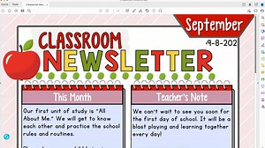 These NEW editable newsletters are ready for you whenever you begin your back-to-school prep! We hope that you love them and that they will make your job a tiny bit easier! 🥰 www.teacherspayteachers.com/Product/Editable-Classroom-Newsletters-Weekly-or-Monthly-9795208 | Play to Learn Preschool