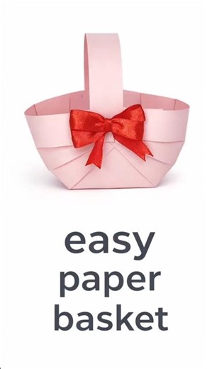 How to Make Easy Paper Basket 🧺 | Simple Paper Craft Idea