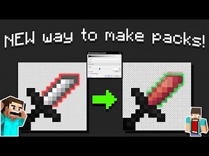 a NEW way to make minecraft texture packs! (paint.net gradient mapping tutorial)