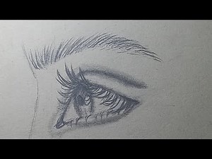 How to Draw a Realistic Side Profile Eye | Step-by-Step Tutorial