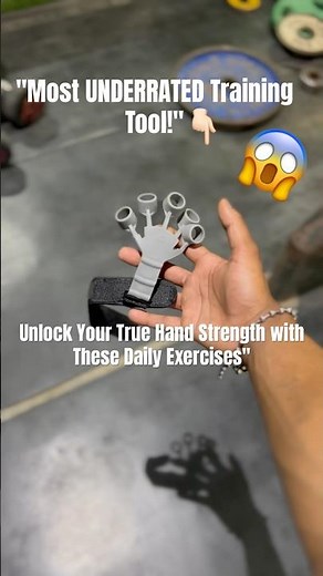"From Weak to Unbreakable: 🤫Finger Grip Strength Training Guide" #shorts #gym #gripstrength